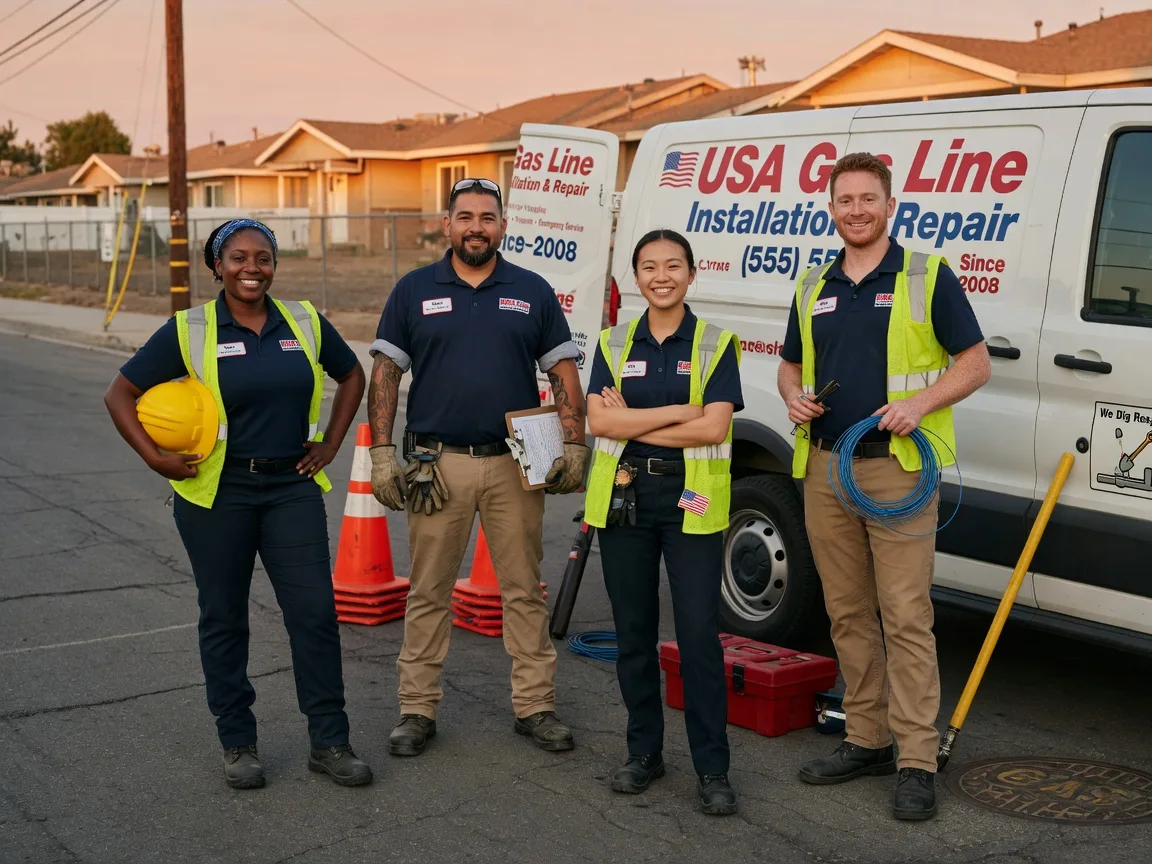 Gas Line Installation company in New Ringgold, PA
